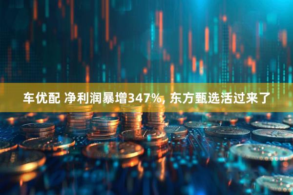 车优配 净利润暴增347%, 东方甄选活过来了